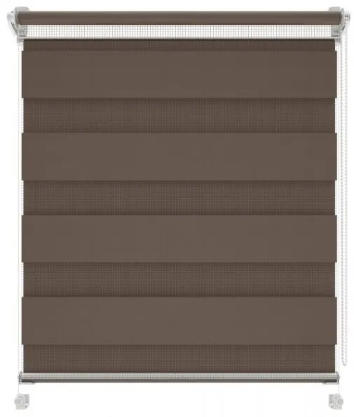Gario Roleta Deň a noc Mini Standard Hnedá Šírka: 87 cm, Výška: 150 cm