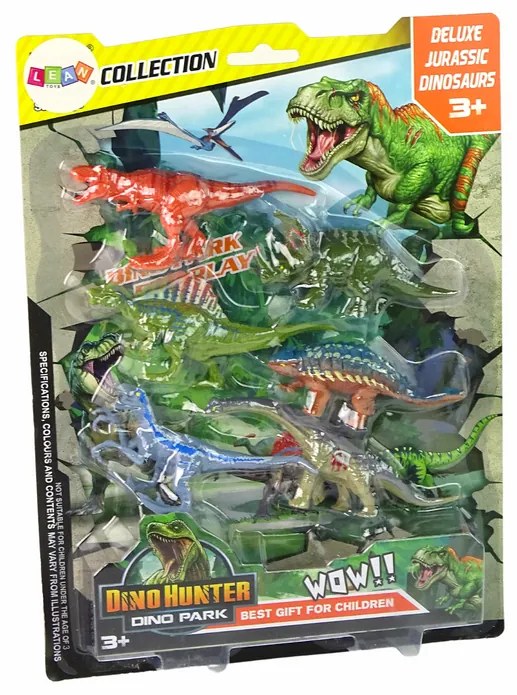 Lean Toys Sada figúrok Dinosaurov – 6ks. Farebné