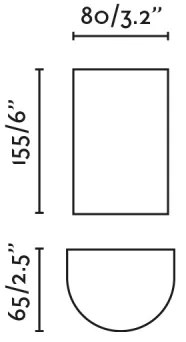 FARO 40539 - Nástenné svietidlo SOLE 2xGU10/8W/230V čierna zaokrúhlený