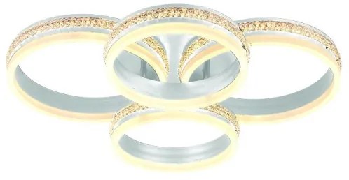 LED stmievateľný prisadený luster LED/150W/230V 3000-6500K + diaľkové ovládanie