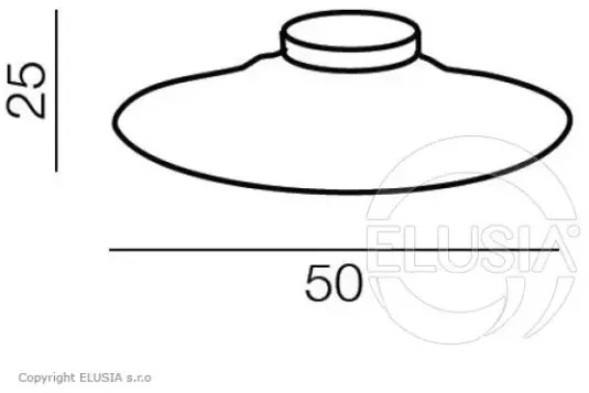 Moderné stropné svietidlo Pires 50