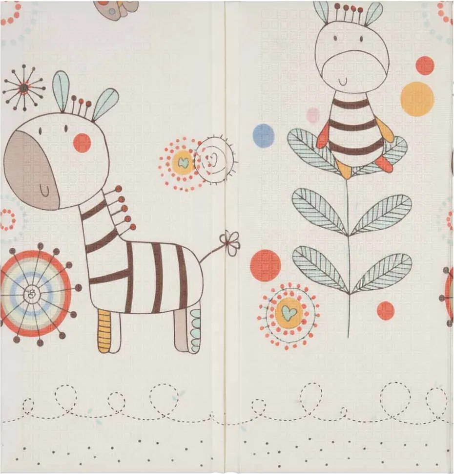 KIK Dětská pěnová vzdělávací podložka 180 × 200 cm XPE, oboustranná, zvířátka