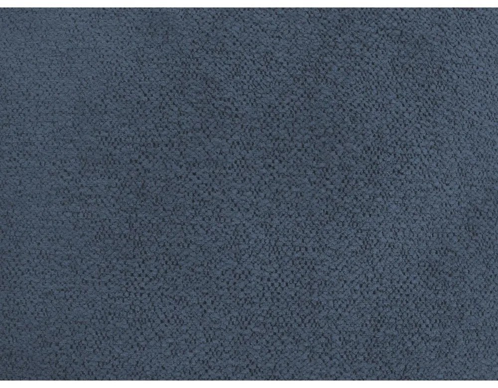 Modrá ženilková rozkladacia/s úložným priestorom rohová pohovka (ľavý roh/s leňoškou) Roxelane – Bobochic Paris