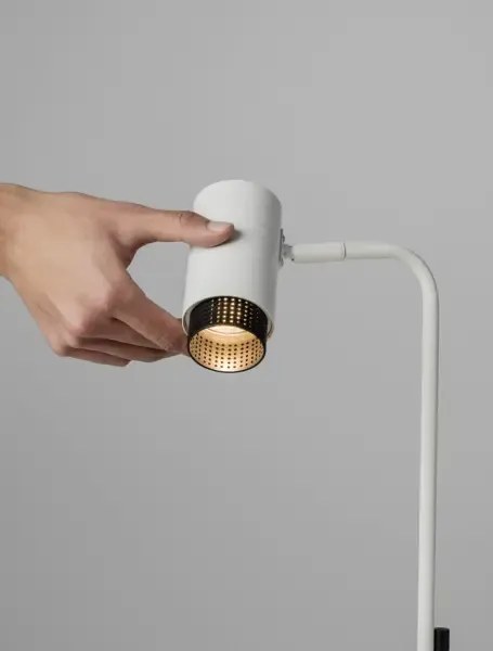 Dizajnová stolová lampa Nessi Biela