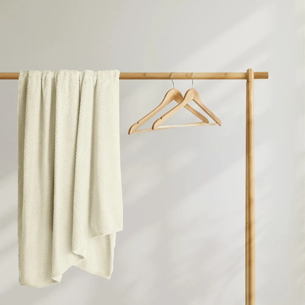 Krémová deka z mikrovlákna DecoKing Henry, 150 x 200 cm