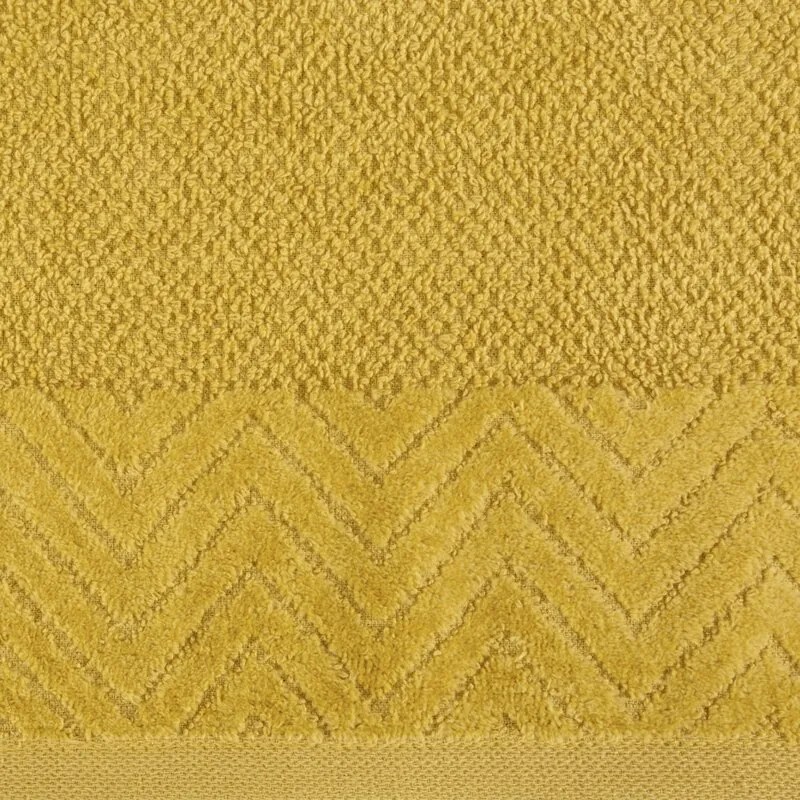 Dekorstudio Uterák LOREN so zamatovým okrajom - horčicový Rozmer uteráku: 50x90cm