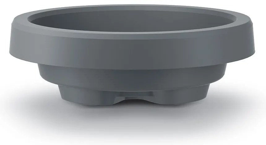 Sud na dažďovú vodu, priemer 59,3 cm, 240 l, sivá