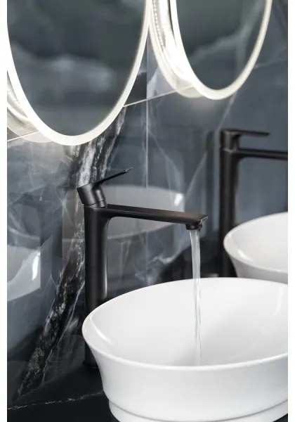 Sapho - Umývadlová batéria PAX 31,5 cm matná čierna