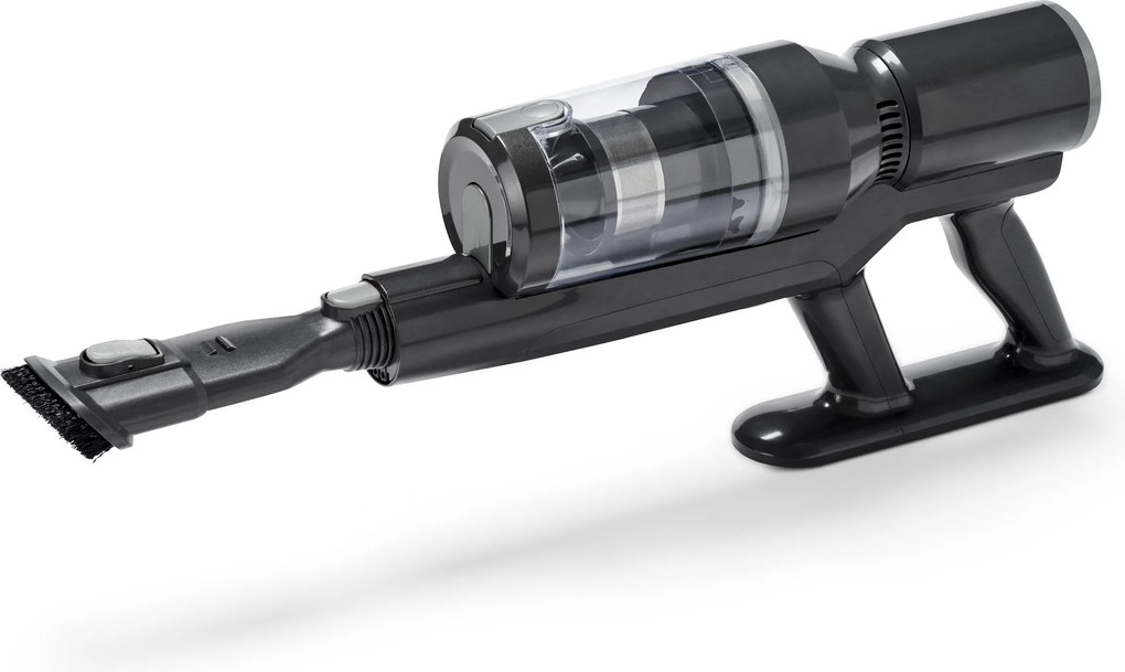 Akumulátorový vysávač, čierny