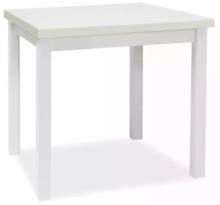 Jedálenský stôl Adam 90 x 65 cm, biela