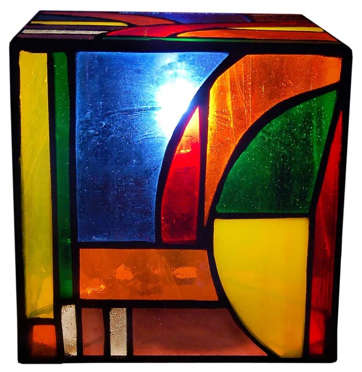 Dekoračná lampa tiffany KANDINSKI