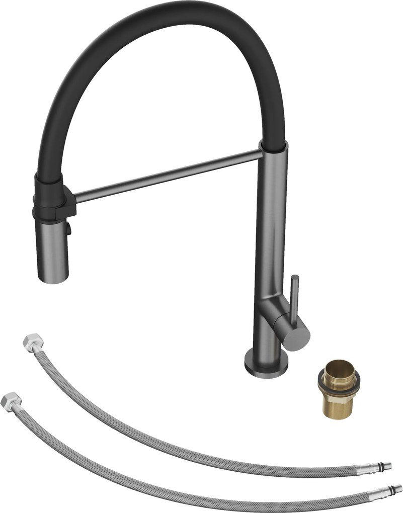 Gamma Vento Slim, vysoká drezová batéria, grafitová, GMA-BVOS-GM