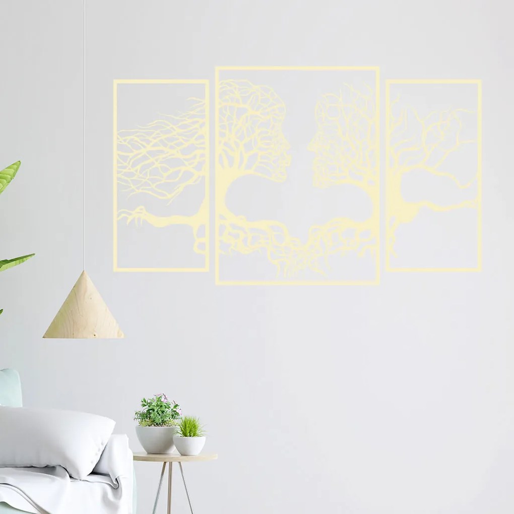 Veselá Stena Samolepka Duša lesa Farba: ružová, Veľkosť: 80 X 48 cm