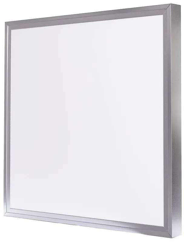 Ecolite Strieborný prisadený LED panel s rámčekom 600 x 600mm 45W Farba svetla: Studená biela LED-GPL44-45/6000_191021