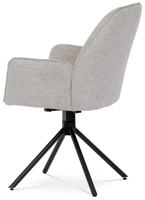 Autronic BONTEC Jedálenská stolička, béžová, látka, HC-522 CRM2 Farba: Šedá