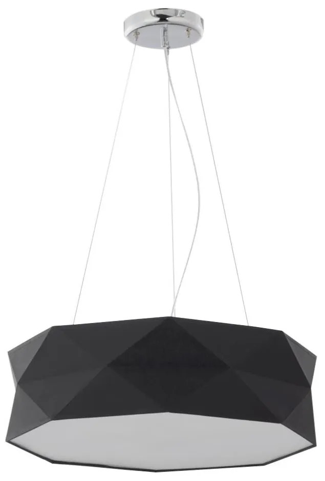 Luster na lanku KANTOOR 1xE27/15W/230V čierna