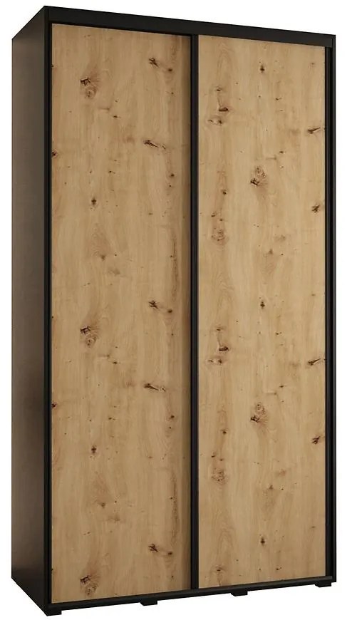 Skriňa 45 Canaris 1 140 čierna/artisan/čierna