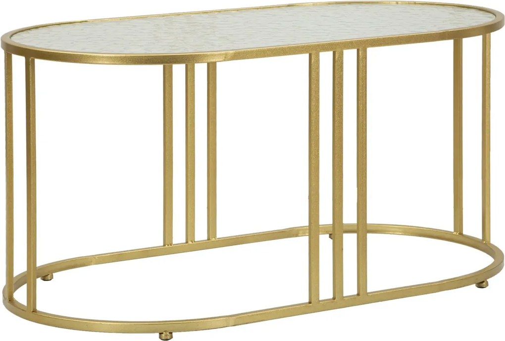 Konferenčný stolík Antalia 90 cm zlatý