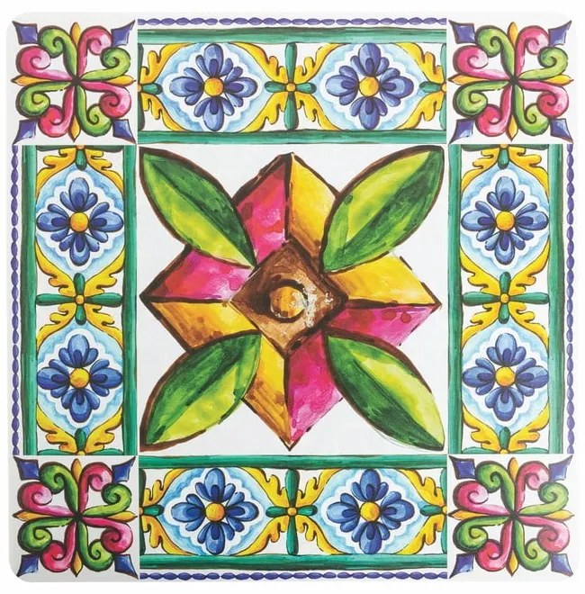 Plastové prestieranie 6 ks 37x37 cm Costiera - Villa d'Este