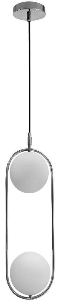 Luster na lanku CORDEL 2xG9/28W/230V lesklý chróm