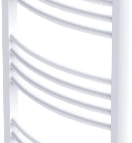 Rebríkový radiátor na centrálne vykurovanie, zaoblený, s bočným a stredovým pripojením 500 x 764 mm-