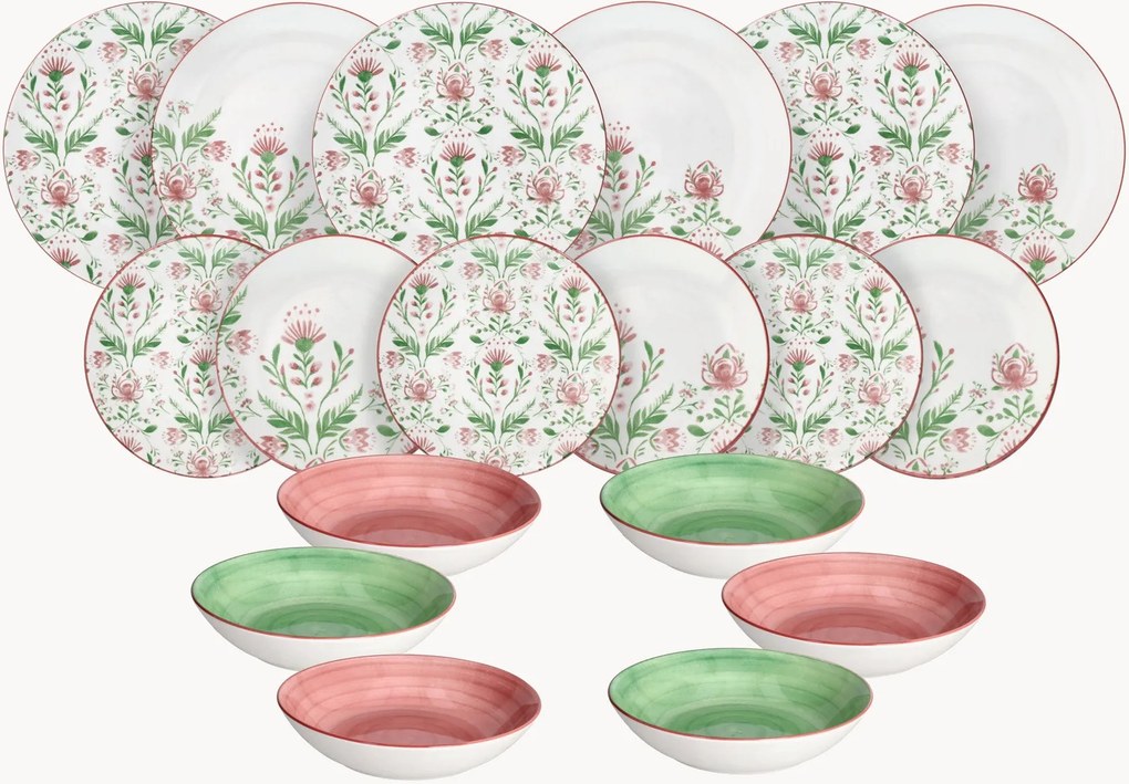 Porcelánová súprava riadu Madison Lolita, 6 osôb, 18 ks