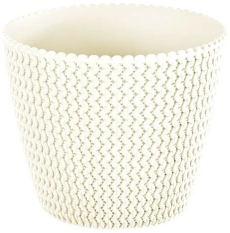 Prosperplast Kvetináč Splofy krémový, varianta 39,1 cm