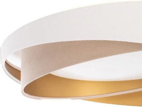 LED stmievateľné stropné svietidlo SM. GALAXY M. 24W/230V pr. 55 cm biela/béžová/zlatá + DO