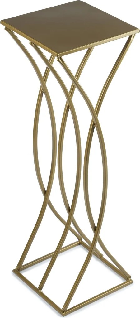STOJAN NA KVETINÁČ TWIST 75X23X23 CM ZLATÁ