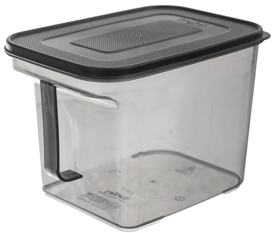 Orion Dóza na potraviny s vekom a uchom MATRIX, 2,8 l, sivá