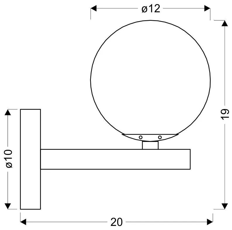 Candellux KAMA Nástenné svietidlo 1X28W G9 BRASS 21-73419