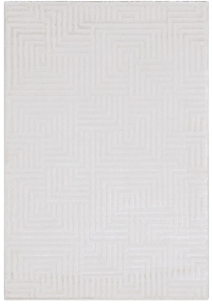 Koberce Breno Kusový koberec SAHARA 1114 Cream, biela,140 x 200 cm