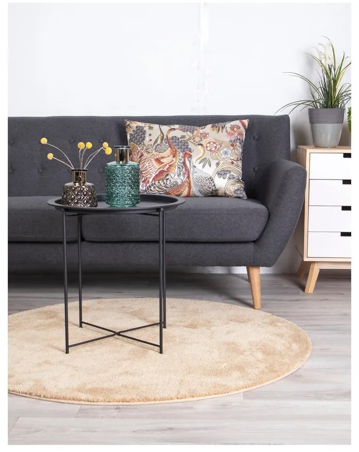 Kovový okrúhly odkladací stolík ø 47 cm Bastia – House Nordic