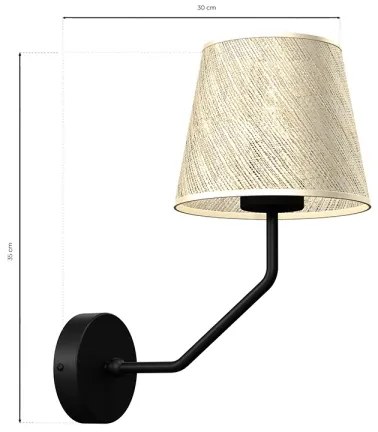 Nástenná lampa ETNA 1xE27/60W/230V