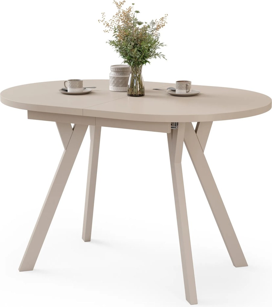 Mazzoni ALMO Kašmír / kašmírové nohy - OVÁLNY ROZKLADACÍ STÔL 140-240 cm PRE 10-12 OSÔB