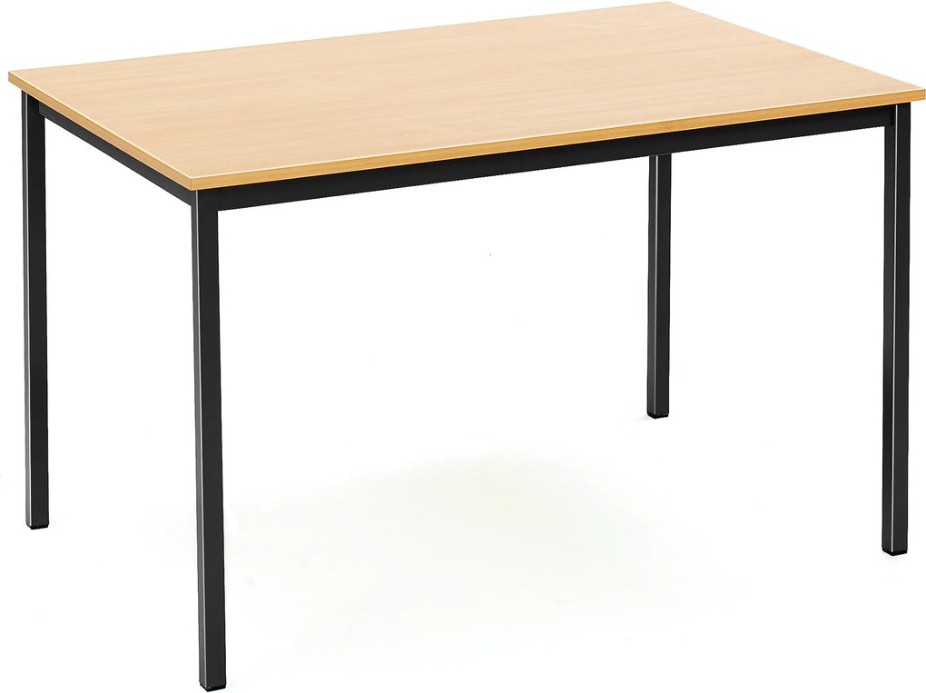Jedálenský stôl Jamie , s 22 mm hrubou laminovanou doskou, 1200 x 800 mm,