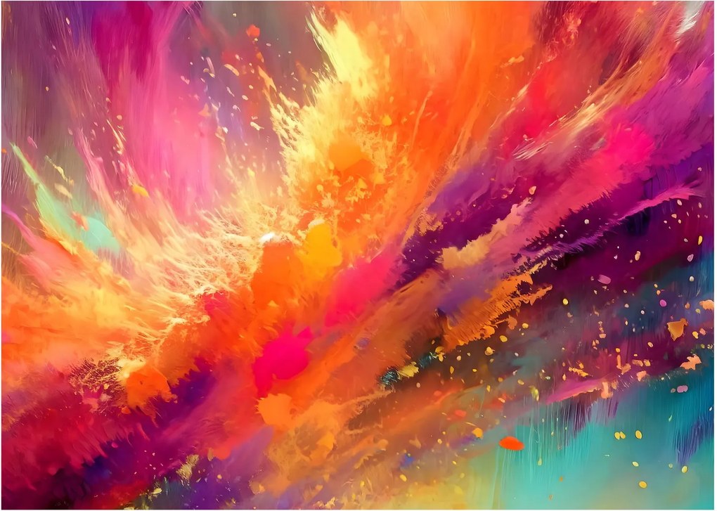 Obraz - Dynamická abstrakcia (70x50 cm)