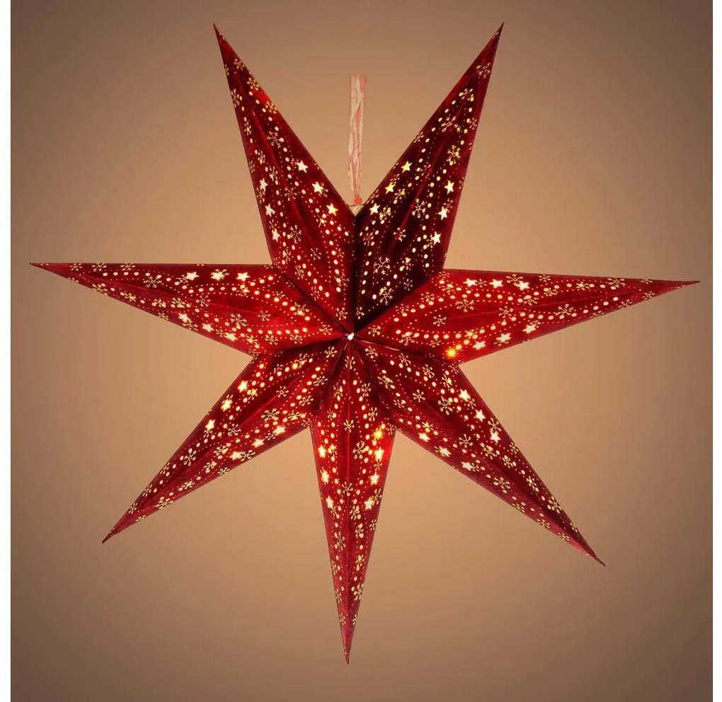 Retlux - LED Vianočná dekorácia LED/3xAA hviezda červená