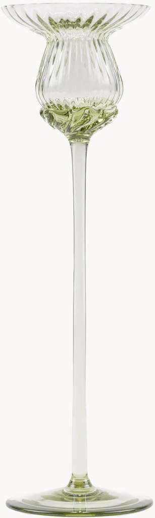 Ručne fúkaný svietnik Tulipán