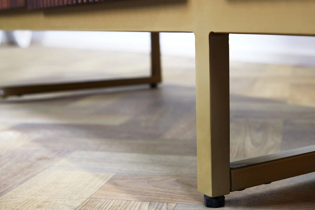 Skrinka pod TV Gatsby 160cm mango gold