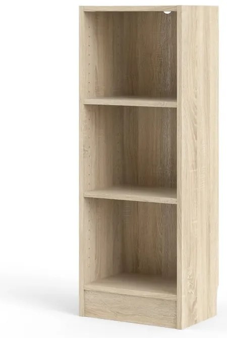 Knižnica v dubovom dekore Tvilum Basic, 41 x 107 cm