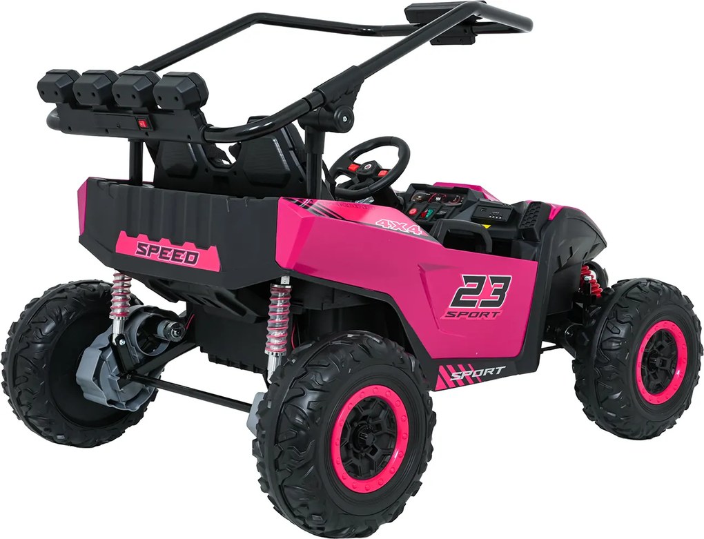 Ramiz Elektrická bugina TURBO 23 pre deti ružová