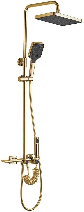 Sprchová sada Helix Zlatá Rea P6619