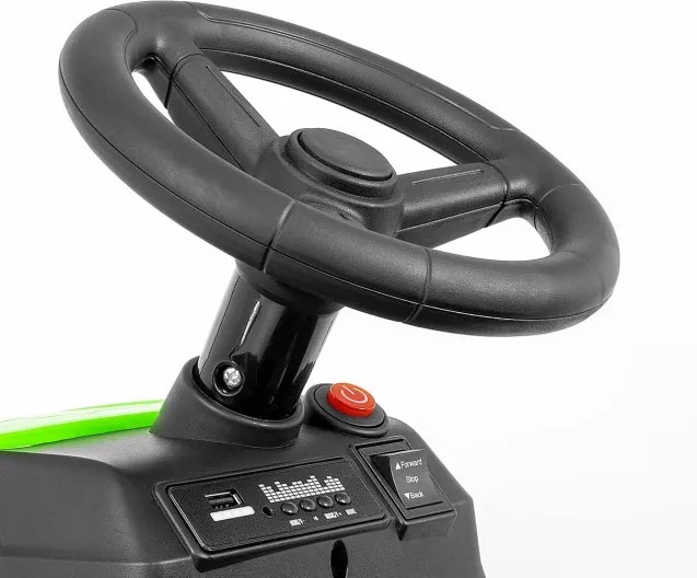 Elektrický traktor s prívesom Rolly zelený
