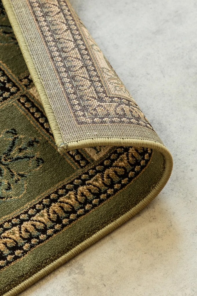 Hanse Home, Kusový koberec Herat 105991 Green Cream, 80x120, zelená, chodba / predsieň