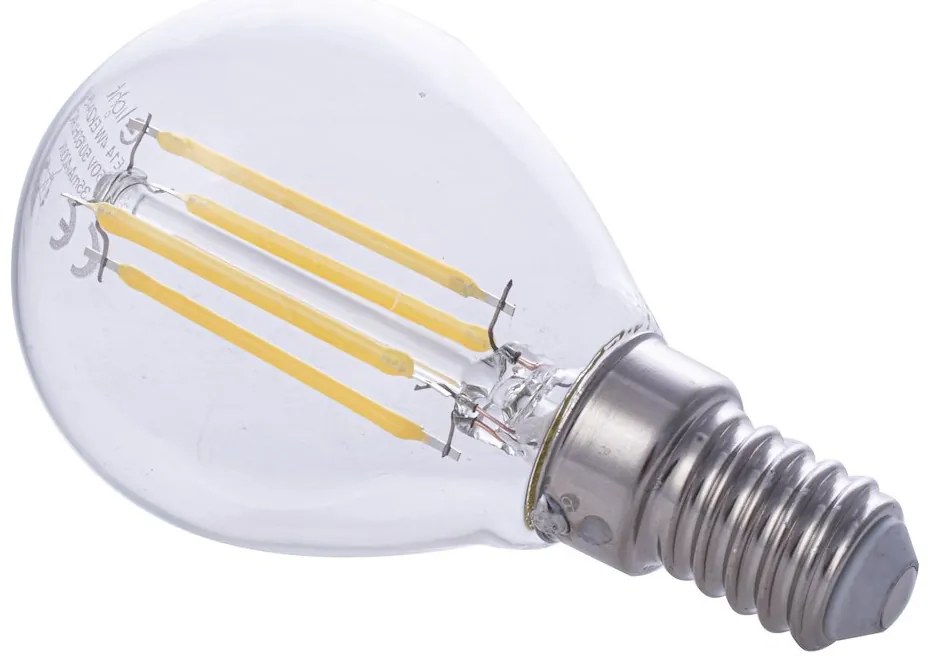 Dekoračná LED žiarovka E14 neutrálna 4000k 4w 400 lm
