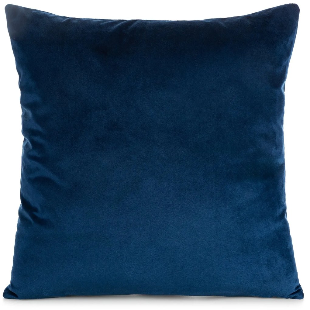 DEKORAČNÁ OBLIEČKA NA VANKÚŠ GAJA1 45X45 CM TMAVOMODRÁ