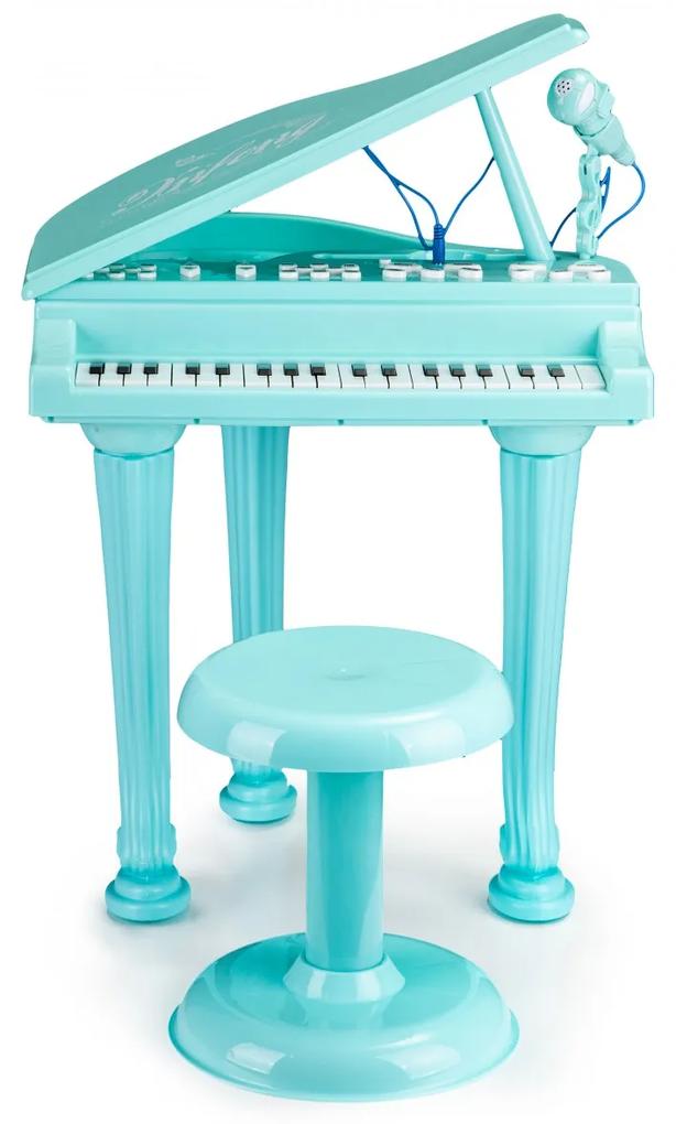 Detské piano s mikrofónom Tinny modré