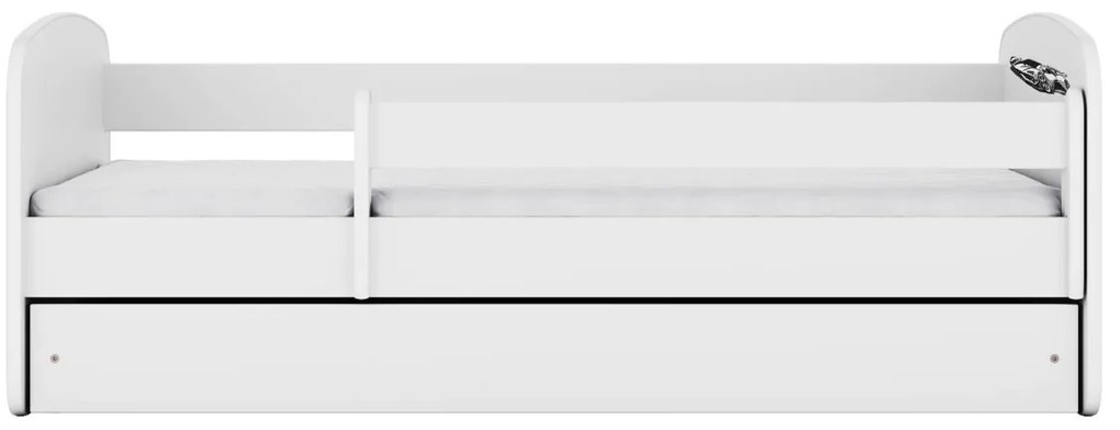 Detská posteľ Babydreams pretekárske auto biela