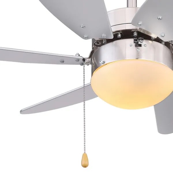 Globo 03801 - Stropný ventilátor RIVALDO 1xE14/60W/230V